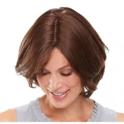 EasiPart French 8" Human Hair Topper By Jon Renau -Wigs - Jon Renau www.wigsbypattispearls.com Jon Renau 739 739A 34