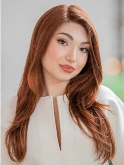 Zara | Synthetic Lace Front Wig (Mono Top) -Wigs - Jon Renau zara maha red 100001 opt